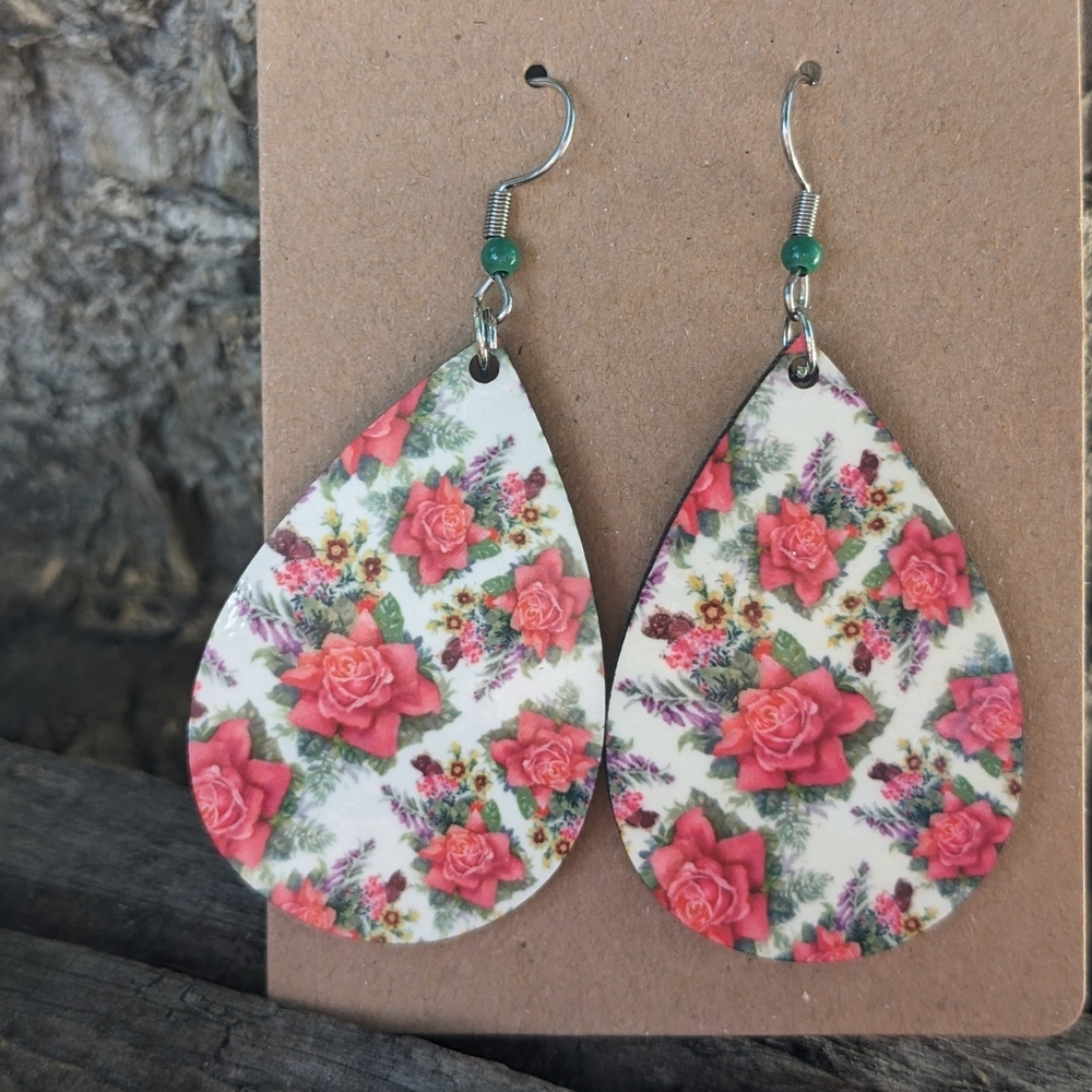 Roses earrings